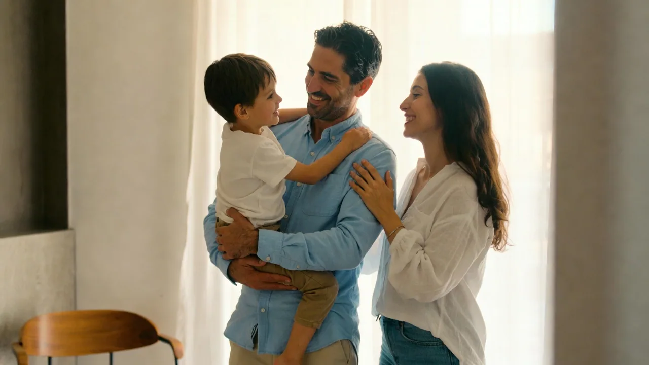 Familia hispana reunida: inmigración y futuro en los Estados Unidos